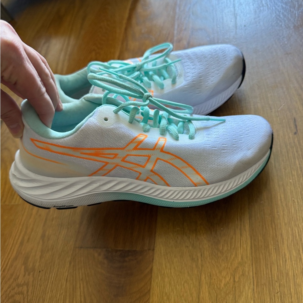 ASICS Women's Running Shoes - White and Orange